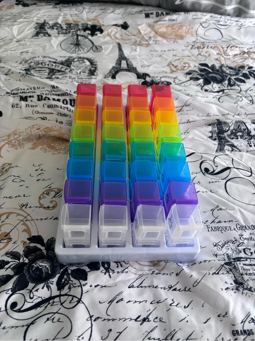 One Month Pill Organizer - Multi Color